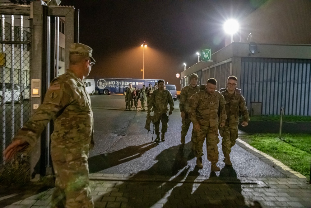Task Force Nighthawk arrives in Germany to begin training