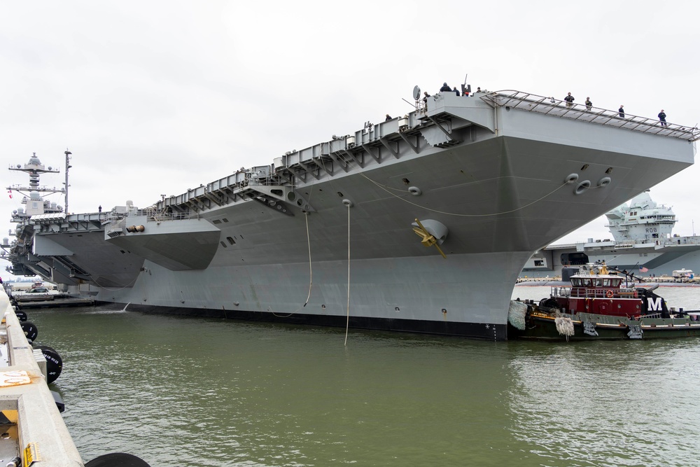 USS Gerald R. Ford Deployment Departure