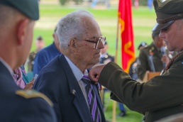 3rd Infantry Division presents Silver Star award to 107-year-old World War II veteran