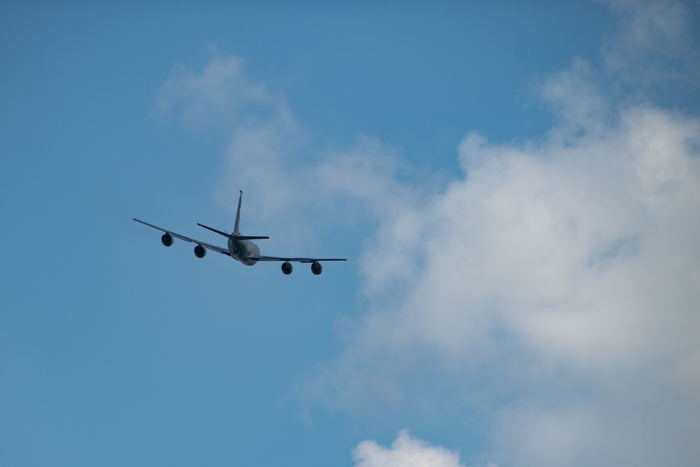 KC-135 conducts aerial refueling mission out of MacDill AFB