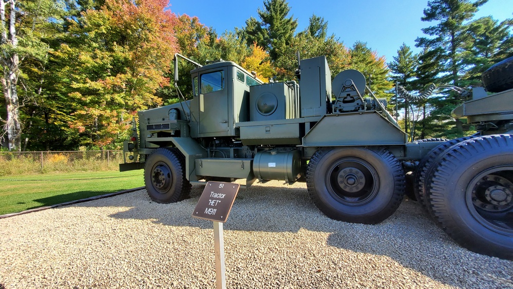 2022 Fall Colors at Fort McCoy's Equipment Park