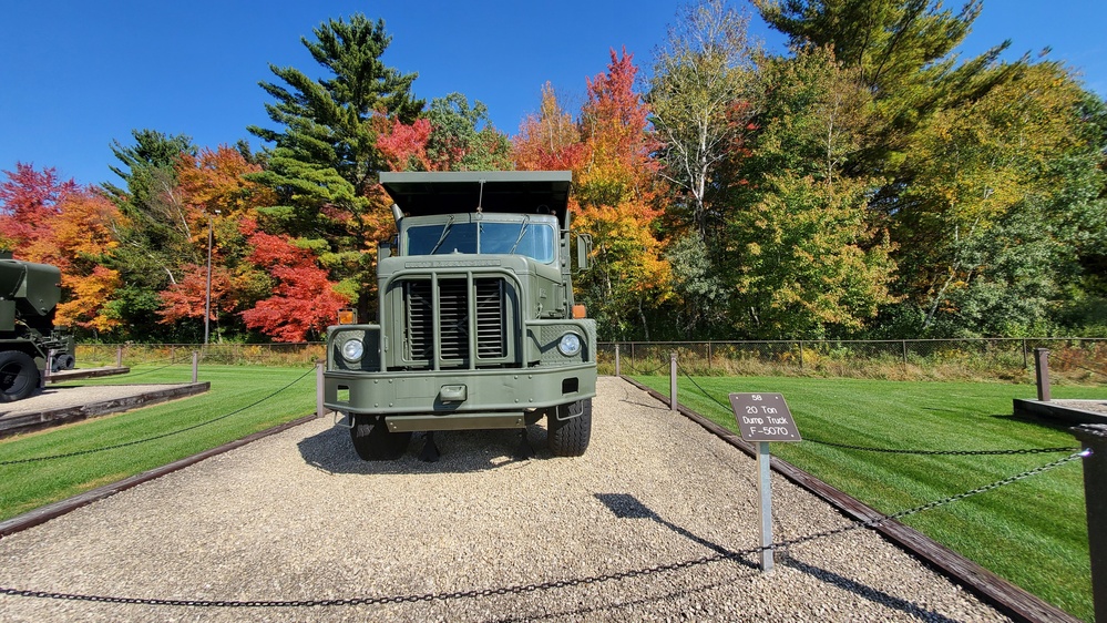 2022 Fall Colors at Fort McCoy's Equipment Park