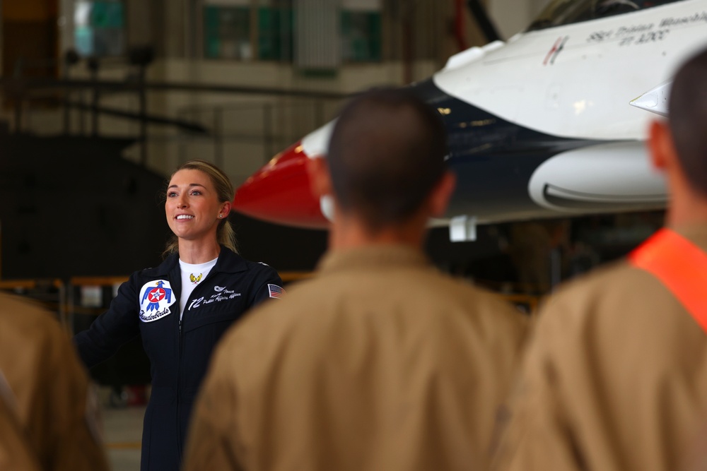 Sunburst Class 30 meets Air Force Thunderbirds