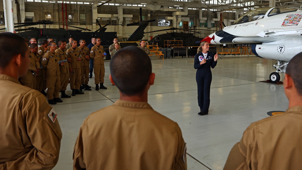 Sunburst Class 30 meets Air Force Thunderbirds