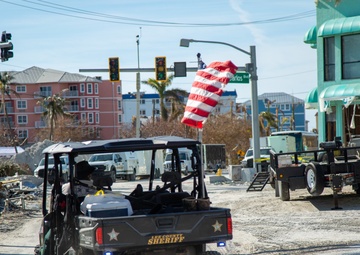 Hurricane Ian debris on Fort Myers Beach