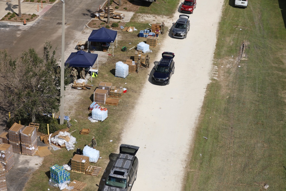 Point of Distribution center at Charlotte Sports Complex in Charlotte County