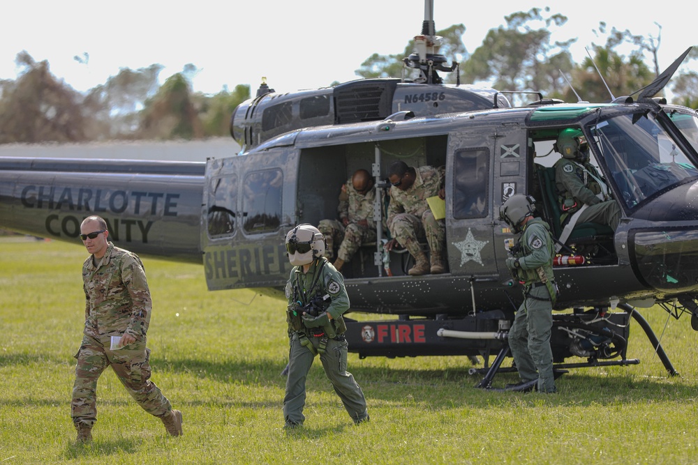 FLANG Return After Assessing Hurricane Damage