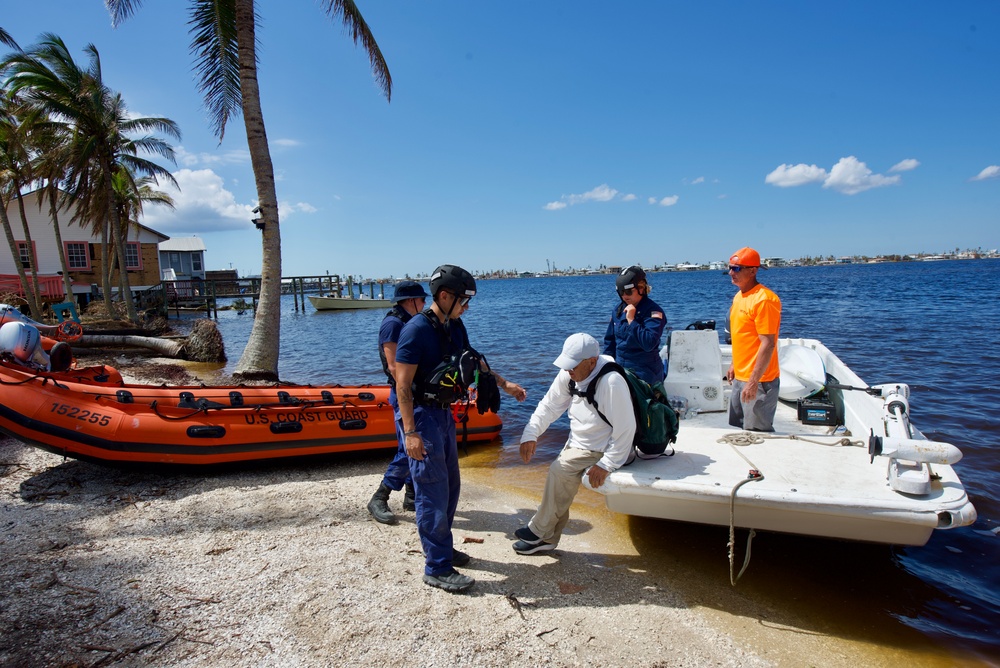 Coast Guard conducts search and rescue post Hurricane Ian landfall