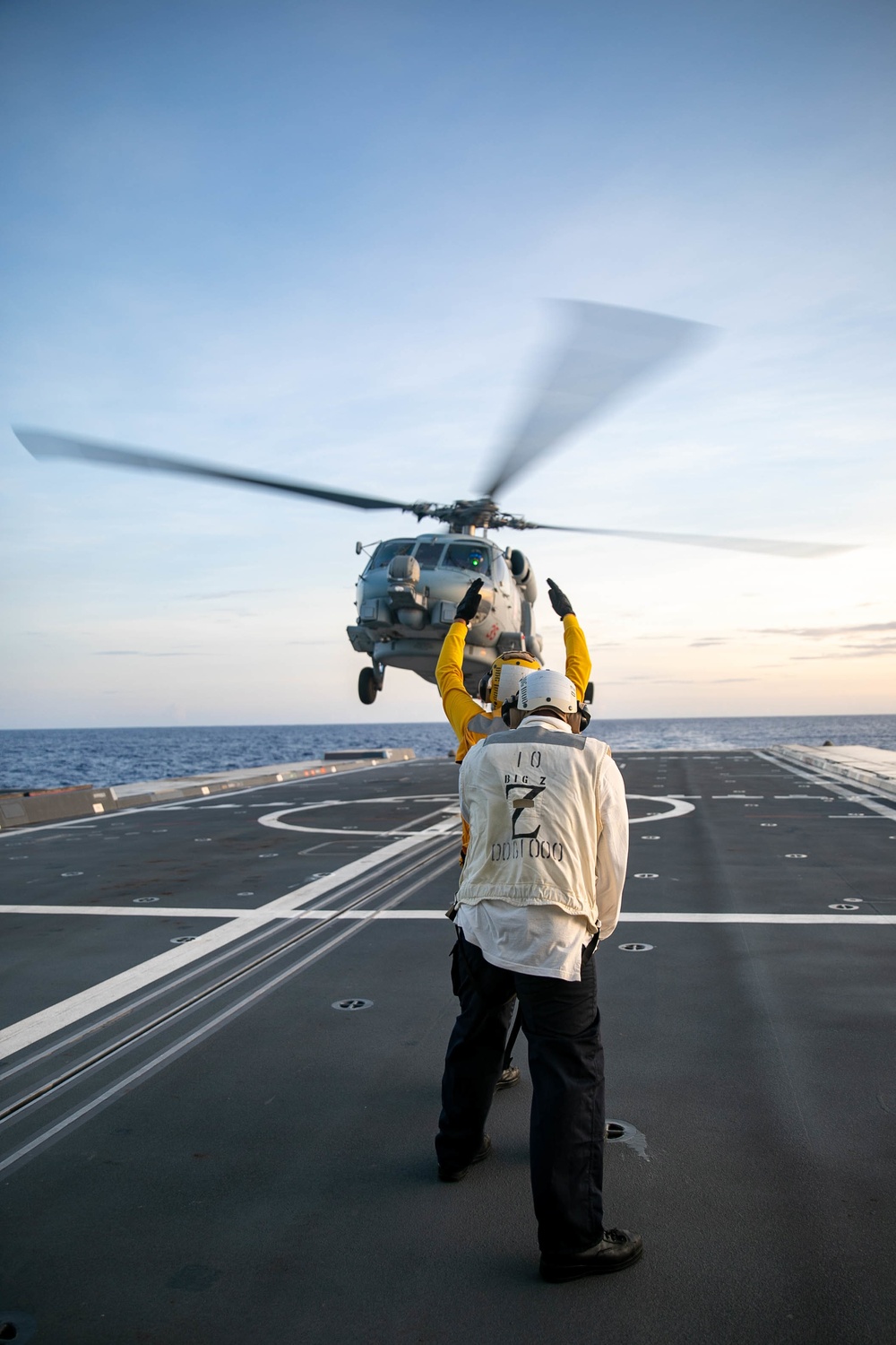 Flight Quarters Aboard USS Zumwalt