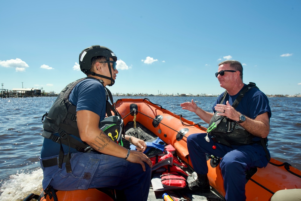 Coast Guard conducts search and rescue post Hurricane Ian landfall