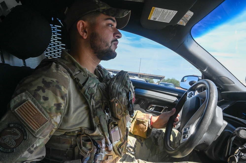 56th SFS Airman and his K-9 partner
