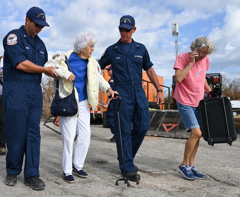 Coast Guard conducts search and rescue operations post Hurricane Ian landfall