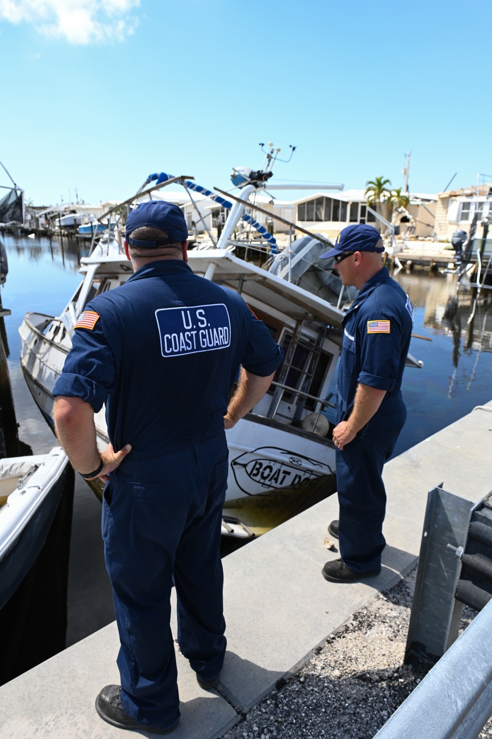 Coast Guard conducts search and rescue operations post Hurricane Ian landfall