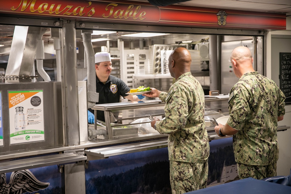 Deputy Commodore Visits USS Zumwalt