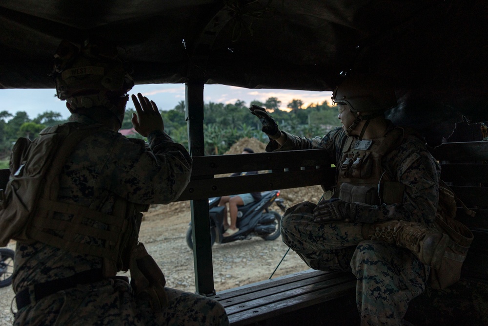 Blackhearts OPFOR is extracted in preparation for a raid during KAMANDAG 6