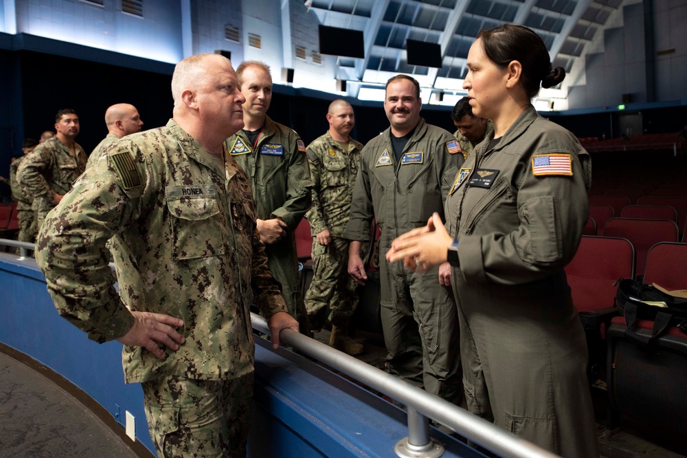 Master Chief Petty Officer of the Navy James Honea Visits San Diego