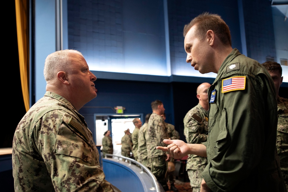 Master Chief Petty Officer of the Navy James Honea Visits San Diego