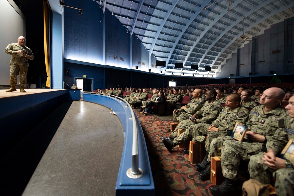 Master Chief Petty Officer of the Navy James Honea Visits San Diego