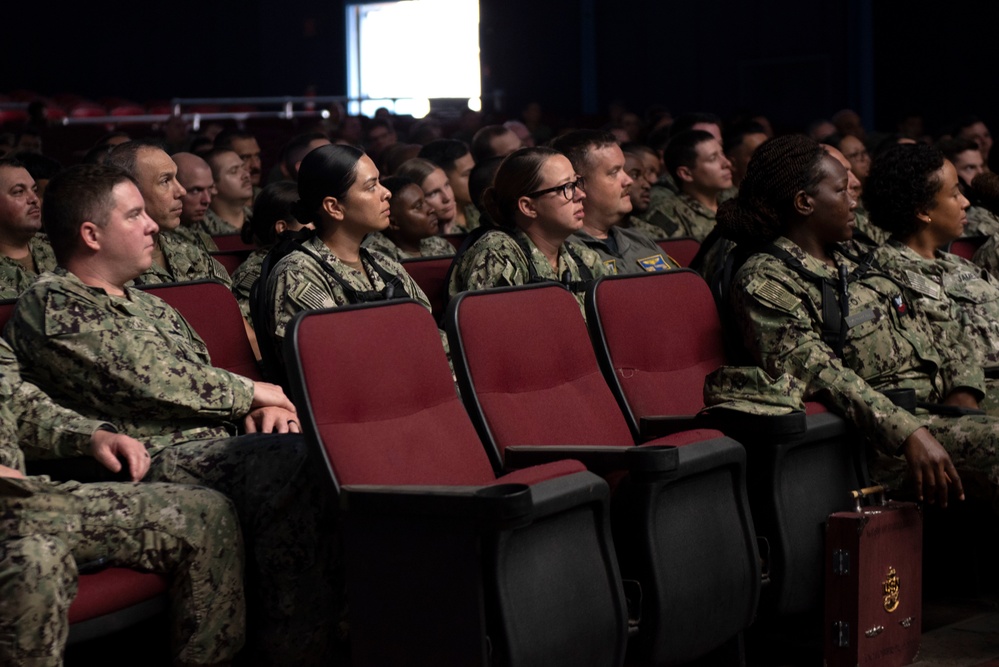 Master Chief Petty Officer of the Navy James Honea Visits San Diego