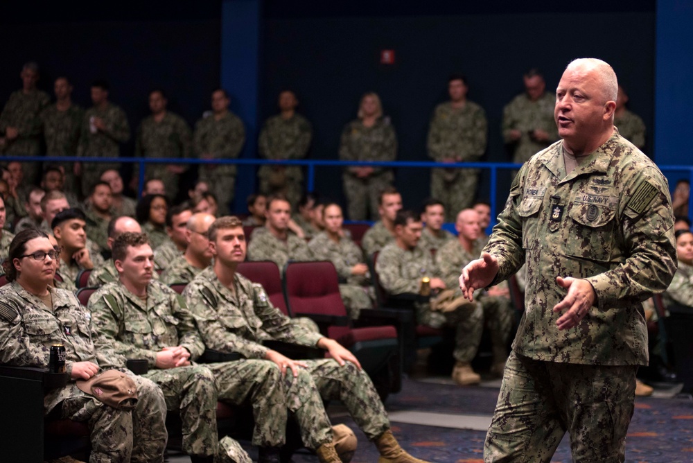 Master Chief Petty Officer of the Navy James Honea Visits San Diego