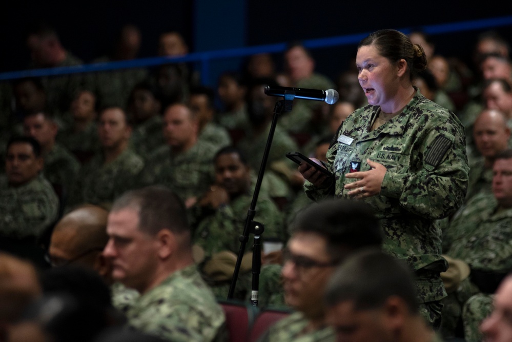 Master Chief Petty Officer of the Navy James Honea Visits San Diego