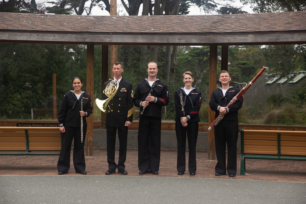 U.S. Navy Band Southwest Quintet at San Francisco Zoo