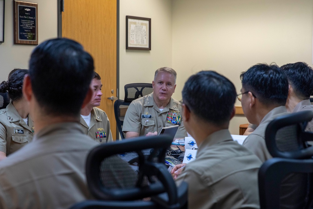 Republic of Korea Navy Visits Commander, Task Force 74