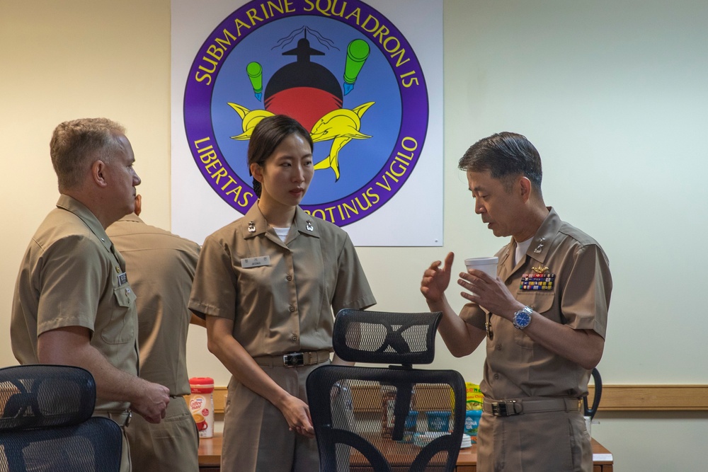 Republic of Korea Navy Visits Commander, Task Force 74