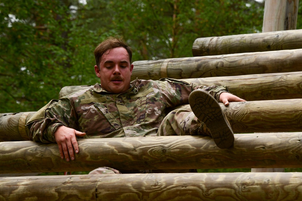 B-Troop, 2nd Cavalry Regiment at Obstacle Course