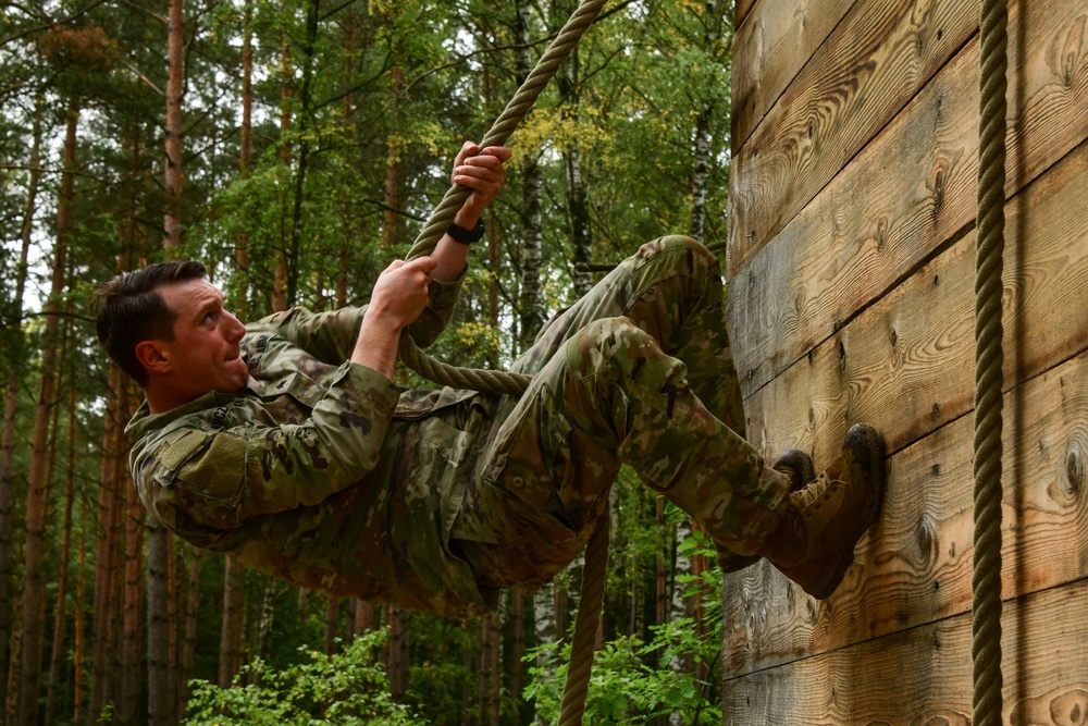 B-Troop, 2nd Cavalry Regiment at Obstacle Course