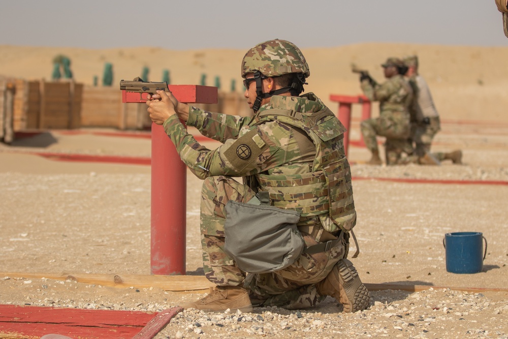 Santa Fe Soldiers Conduct Individual Weapons Qualification