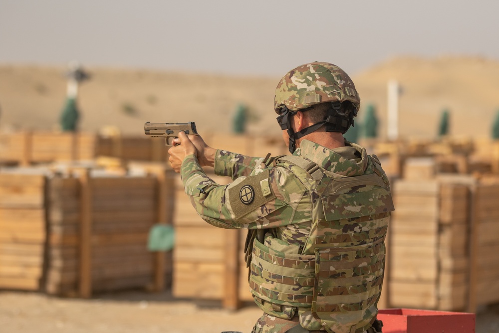 Santa Fe Soldiers Conduct Individual Weapons Qualification