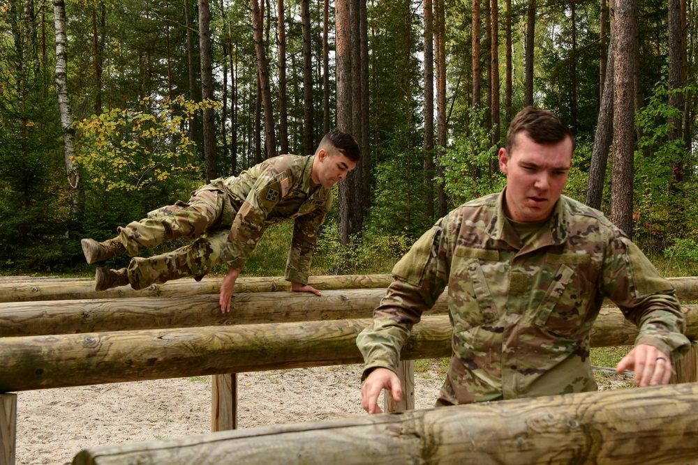 B-Troop, 2nd Cavalry Regiment at Obstacle Course