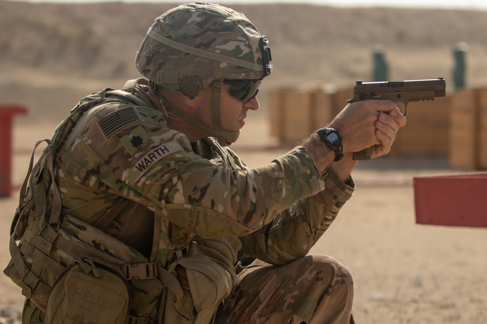 Santa Fe Soldiers Conduct Individual Weapons Qualification