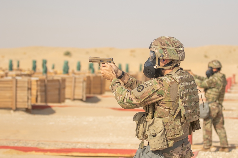 Santa Fe Soldiers Conduct Individual Weapons Qualification