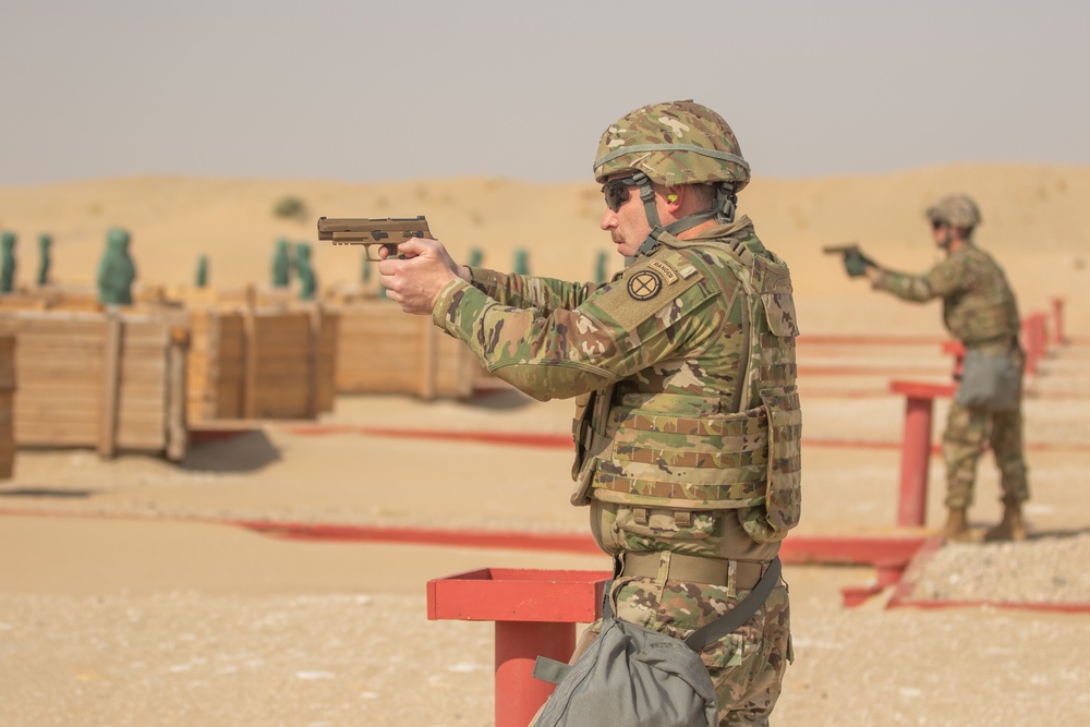 Santa Fe Soldiers Conduct Individual Weapons Qualification