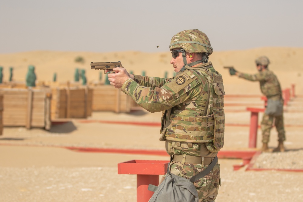 Santa Fe Soldiers Conduct Individual Weapons Qualification