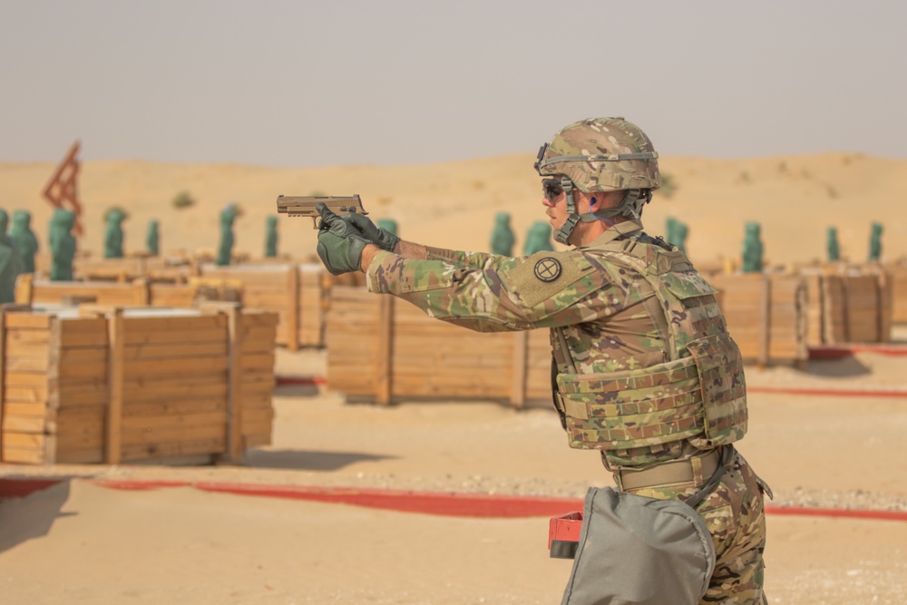 Santa Fe Soldiers Conduct Individual Weapons Qualification