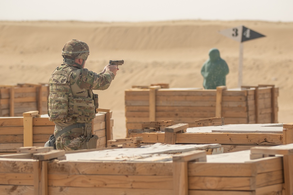 Santa Fe Soldiers Conduct Individual Weapons Qualification