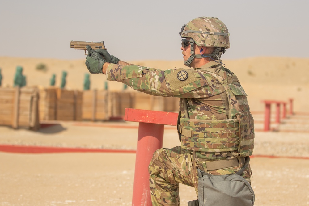 Santa Fe Soldiers Conduct Individual Weapons Qualification