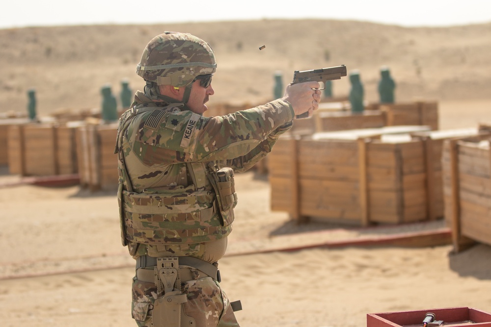 Santa Fe Soldiers Conduct Individual Weapons Qualification