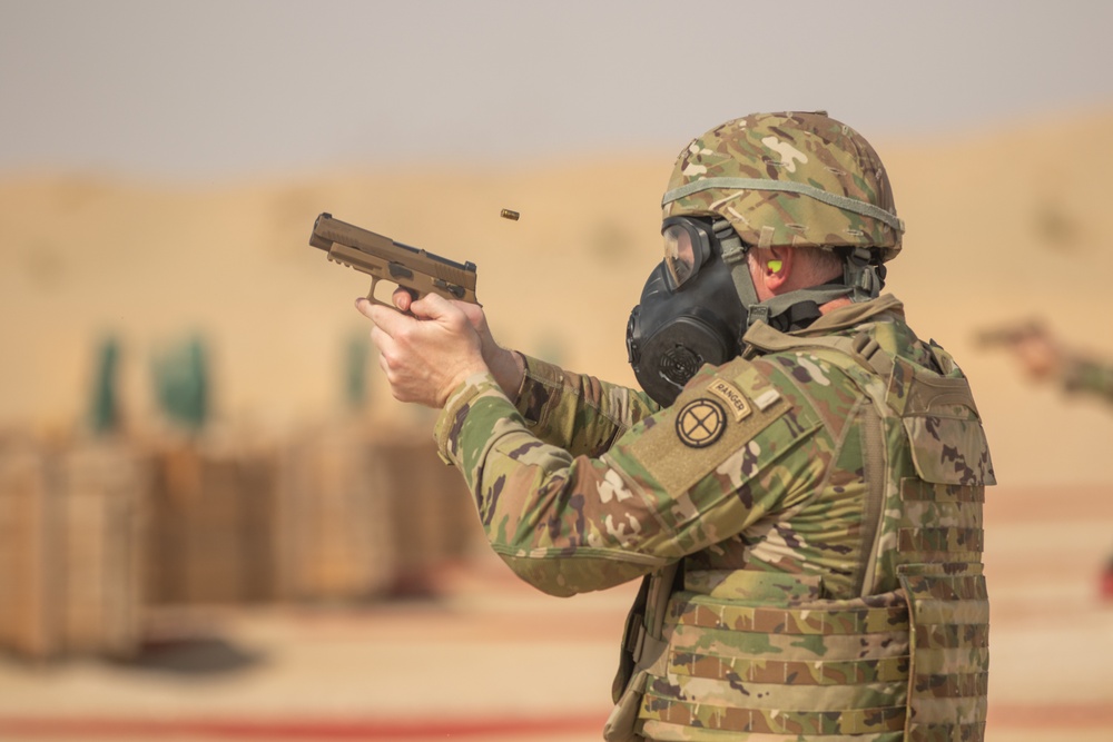 Santa Fe Soldiers Conduct Individual Weapons Qualification