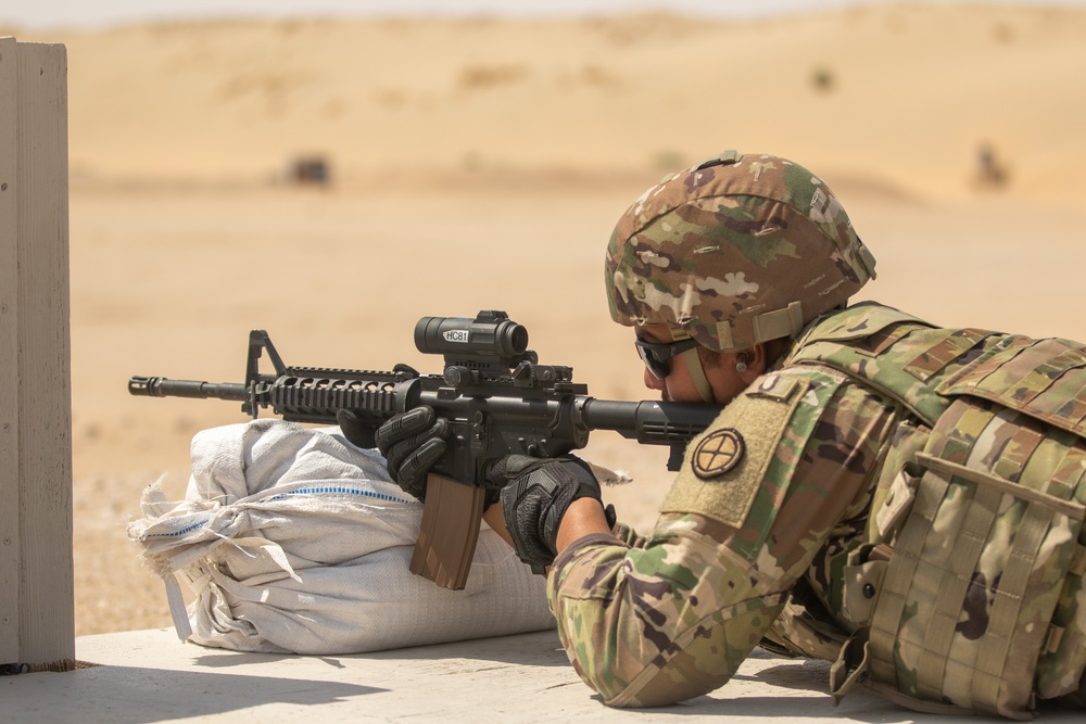 Santa Fe Soldiers Conduct Individual Weapons Qualification