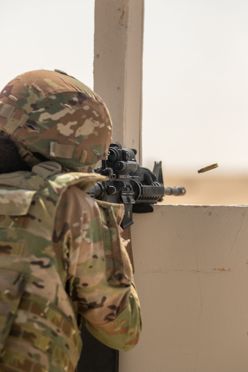 Santa Fe Soldiers Conduct Individual Weapons Qualification