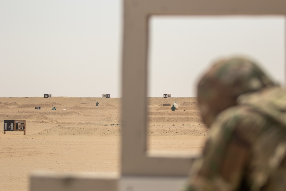 Santa Fe Soldiers Conduct Individual Weapons Qualification