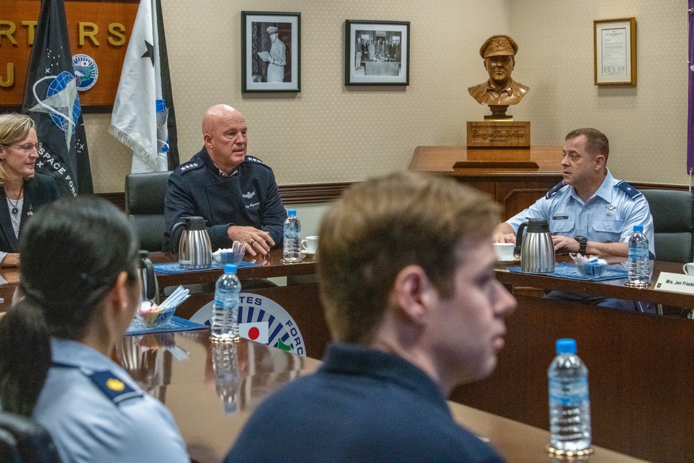 Chief of Space Operations visits Yokota