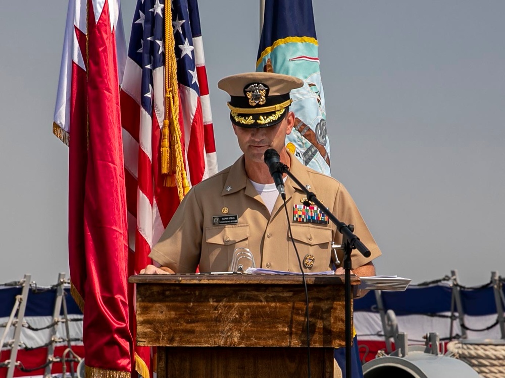 Delbert D. Black Holds Change of Command in Qatar