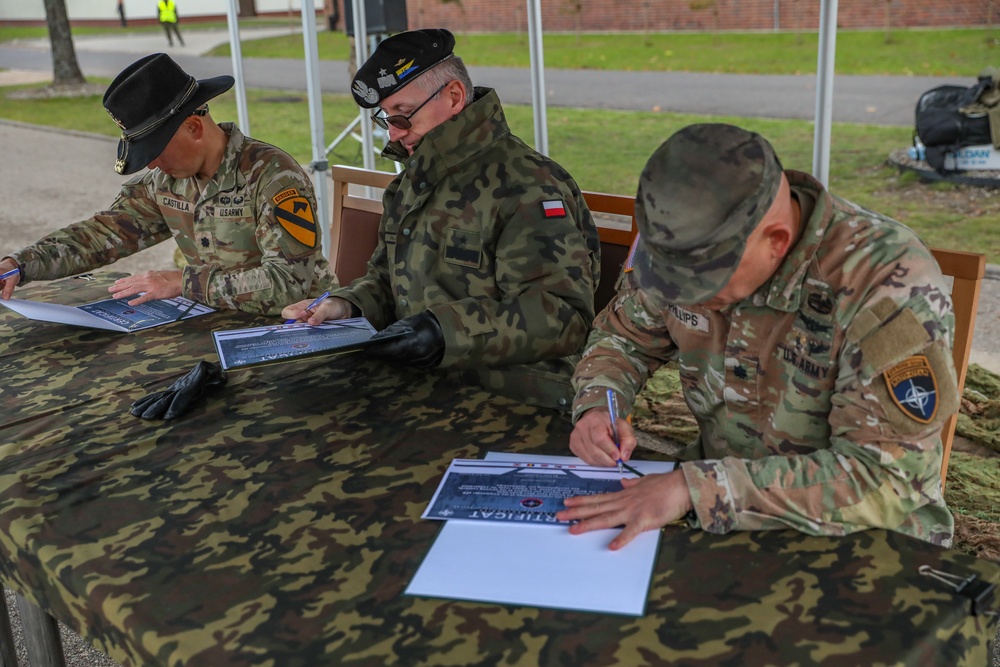 Warhorse Battalion take over Battlegroup Poland