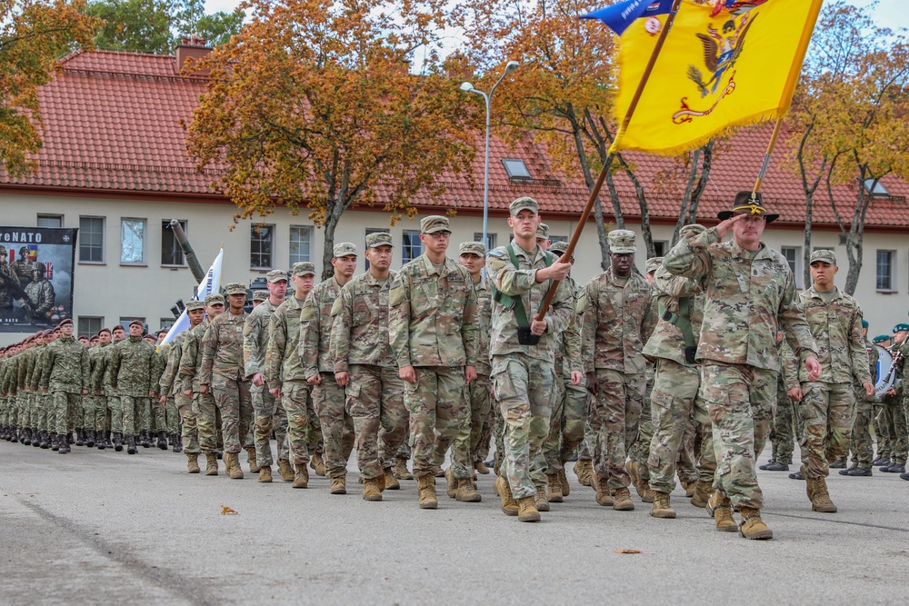 Warhorse Battalion take over Battlegroup Poland