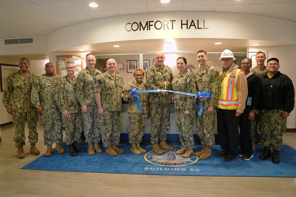 Ribbon Cutting Ceremony at Comfort Hall on NSA Bethesda